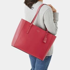 Kate Spade New York Schuyler Medium Tote Bag Smooth Leather in Bright Rose